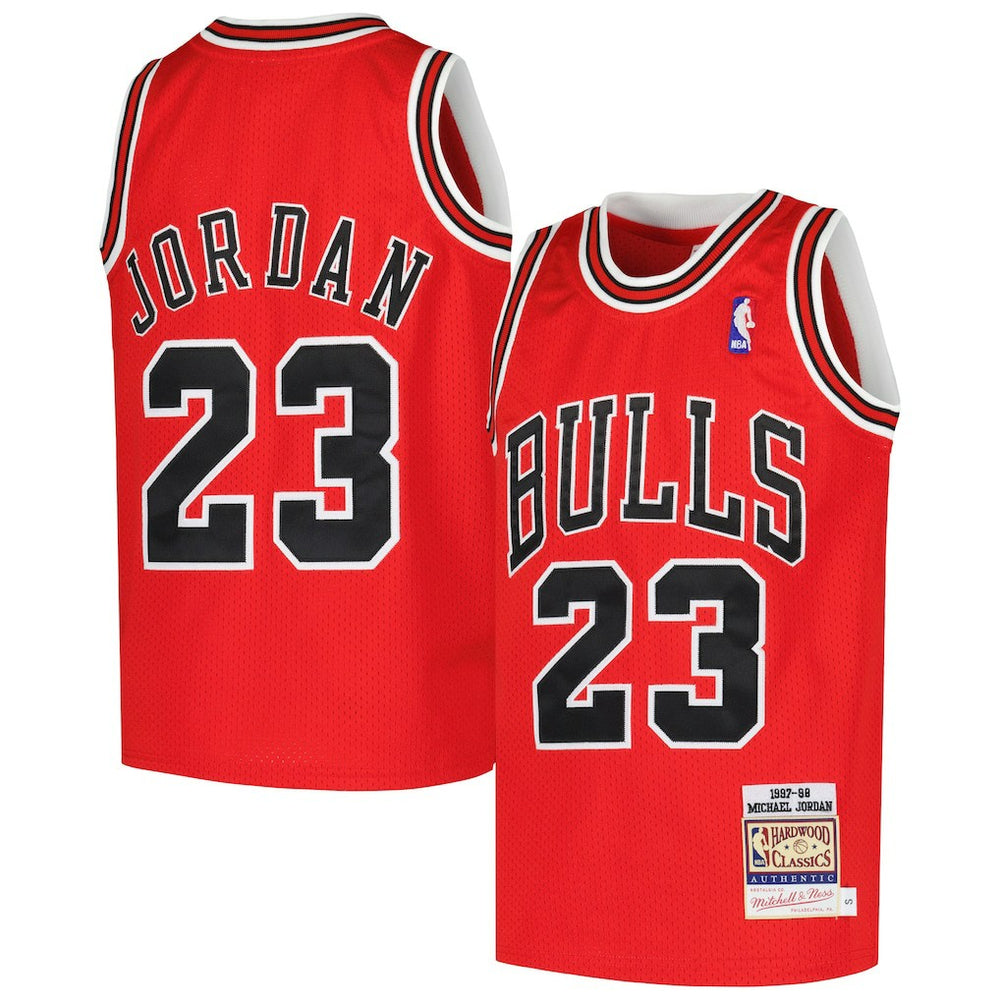 Michael Jordan Chicago Bulls Youth Hardwood Classics 1997/98 Authentic Jersey sale Online