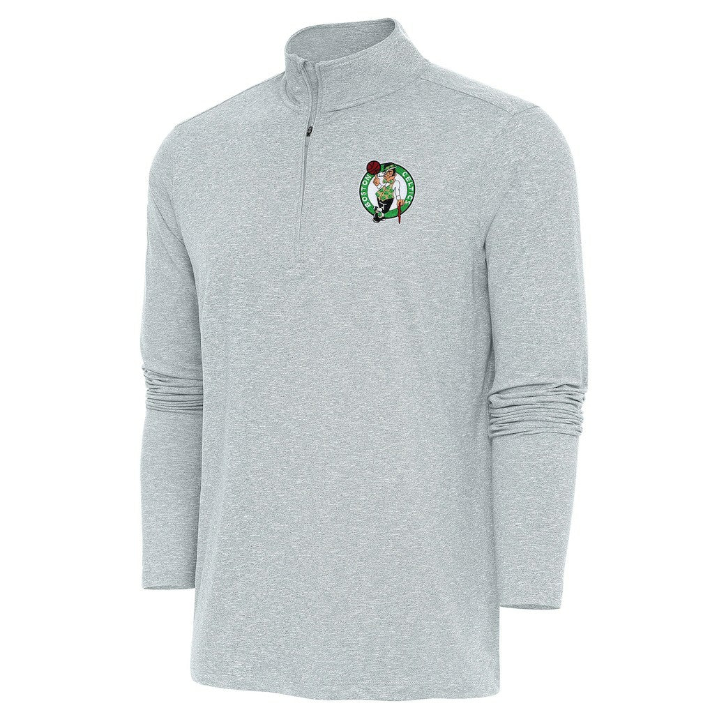 Boston Celtics Antigua Hunk Quarter-Zip Pullover Top Online