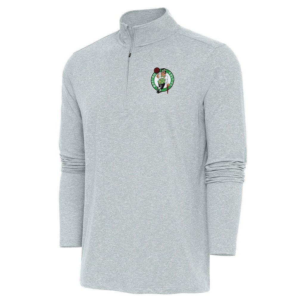 Boston Celtics Antigua Hunk Quarter-Zip Pullover Top Online