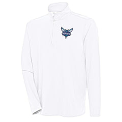 Charlotte Hornets Antigua Hunk Quarter-Zip Pullover Top Online