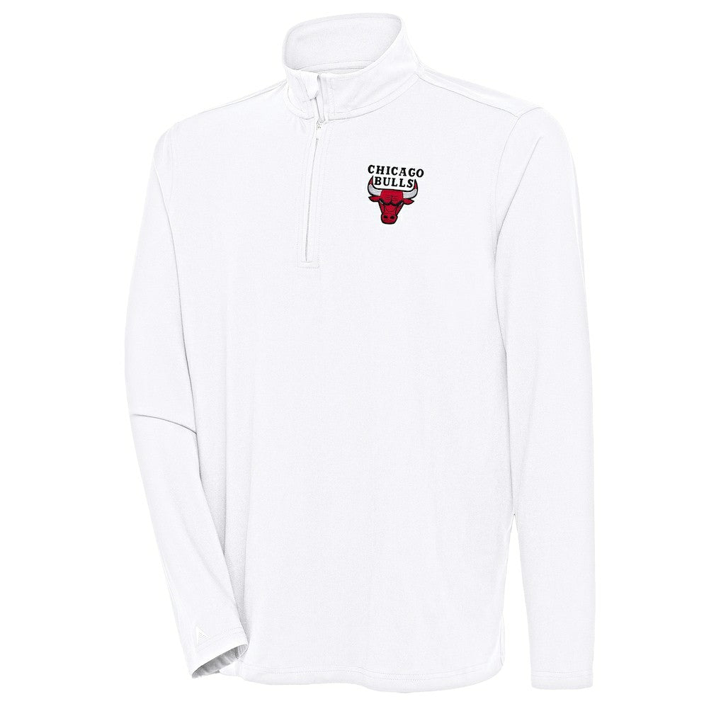 Chicago Bulls Antigua Hunk Quarter-Zip Pullover Top Online