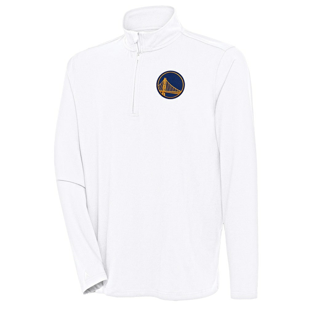Golden State Warriors Antigua Hunk Quarter-Zip Pullover Top sale On Sale