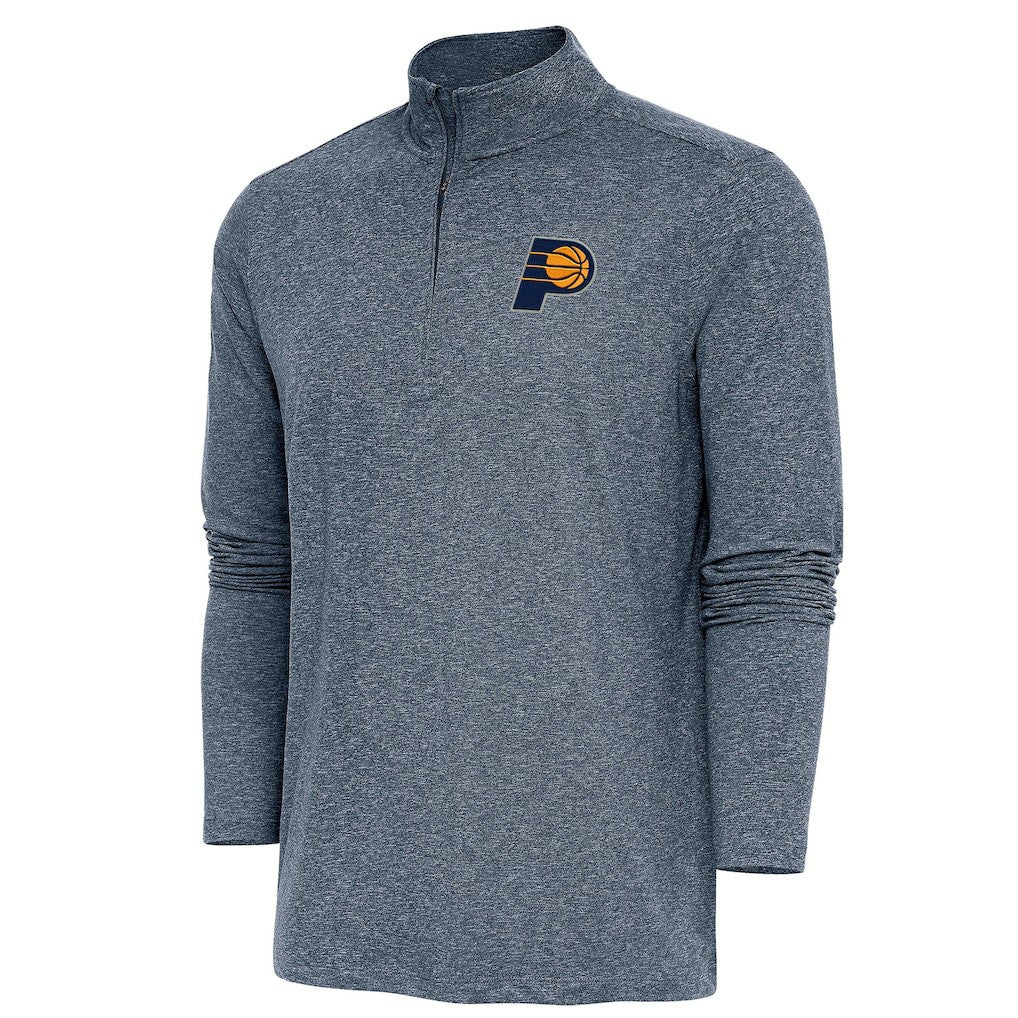 Indiana Pacers Antigua Hunk Quarter-Zip Pullover Top For Sale