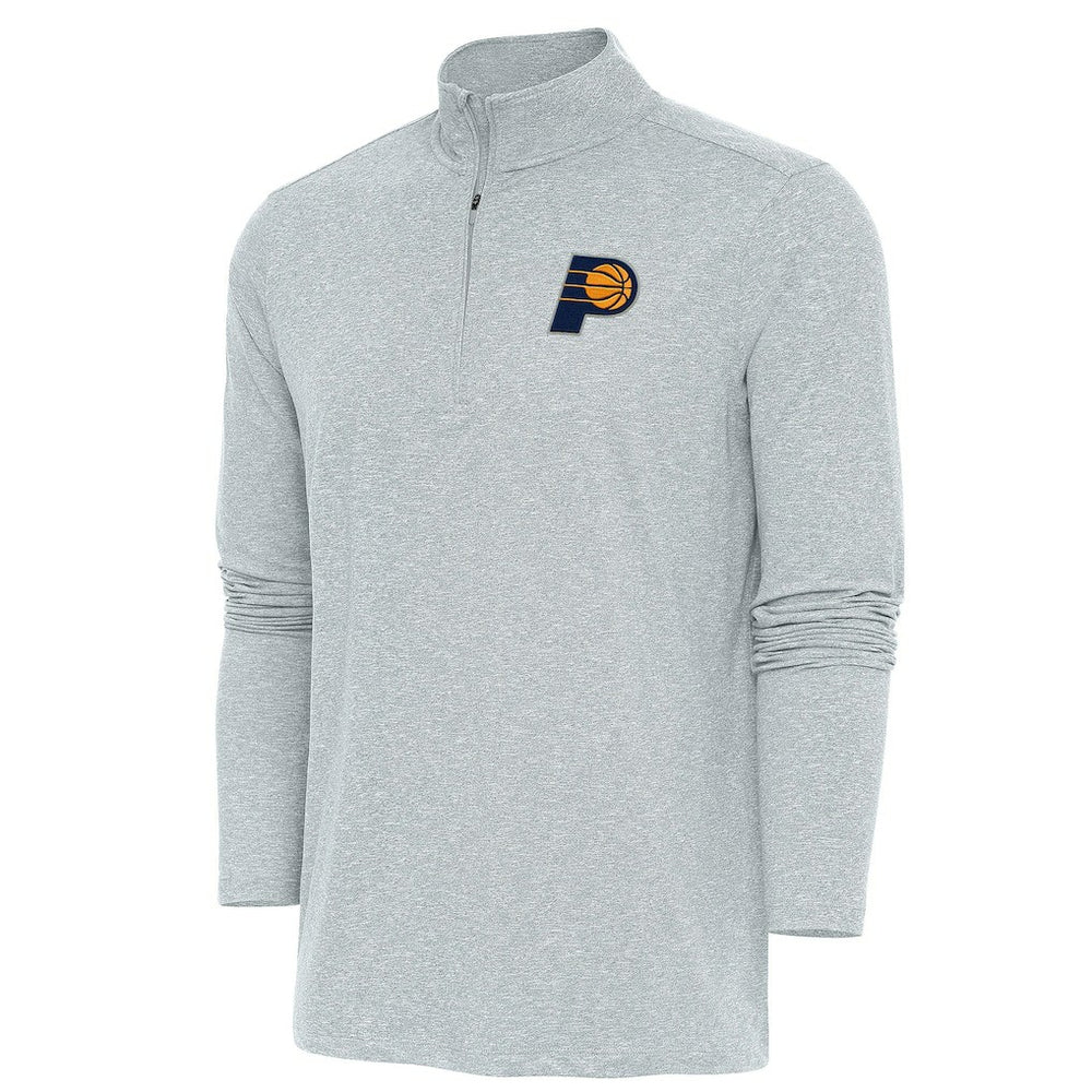 Indiana Pacers Antigua Hunk Quarter-Zip Pullover Top New