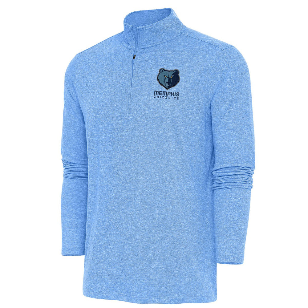 Memphis Grizzlies Antigua Hunk Quarter-Zip Pullover Top On Sale