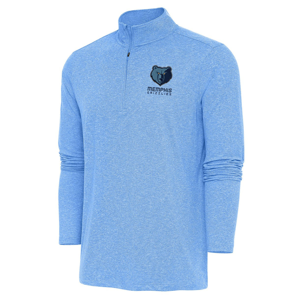 Memphis Grizzlies Antigua Hunk Quarter-Zip Pullover Top On Sale