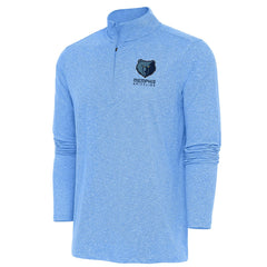 Memphis Grizzlies Antigua Hunk Quarter-Zip Pullover Top On Sale