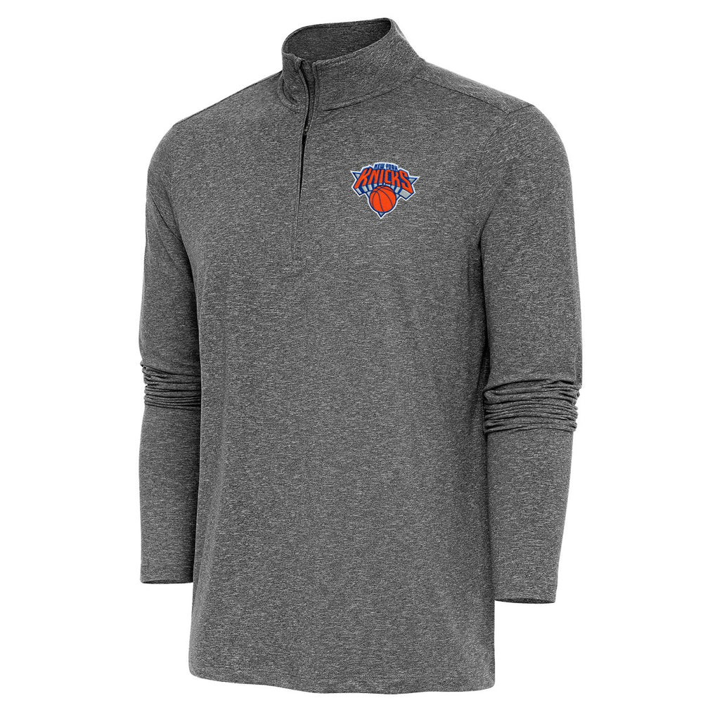 New York Knicks Antigua Hunk Quarter-Zip Pullover Top Outlet