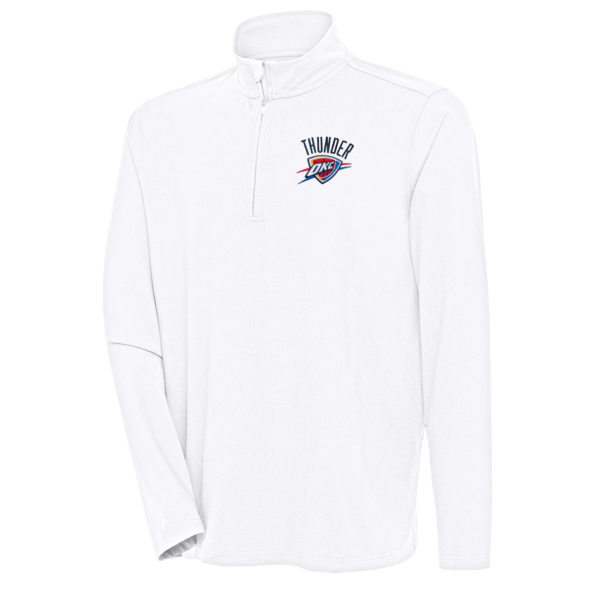 Oklahoma City Thunder Antigua Hunk Quarter-Zip Pullover Top Online