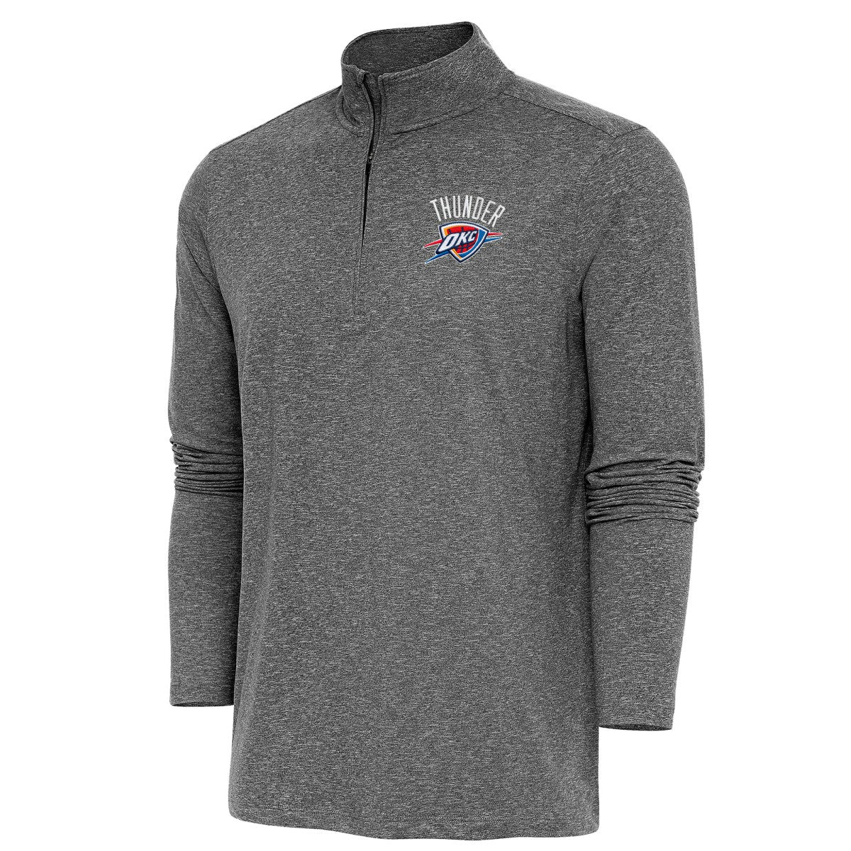 Oklahoma City Thunder Antigua Hunk Quarter-Zip Pullover Top Discount