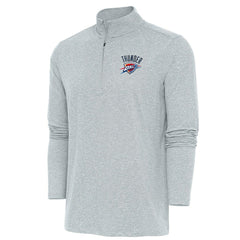 Oklahoma City Thunder Antigua Hunk Quarter-Zip Pullover Top For Sale