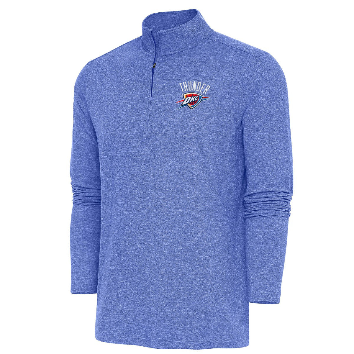 Oklahoma City Thunder Antigua Hunk Quarter-Zip Pullover Top Discount