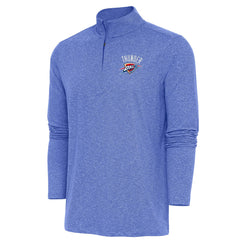 Oklahoma City Thunder Antigua Hunk Quarter-Zip Pullover Top Discount