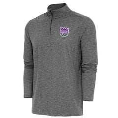 Sacramento Kings Antigua Hunk Quarter-Zip Pullover Top New