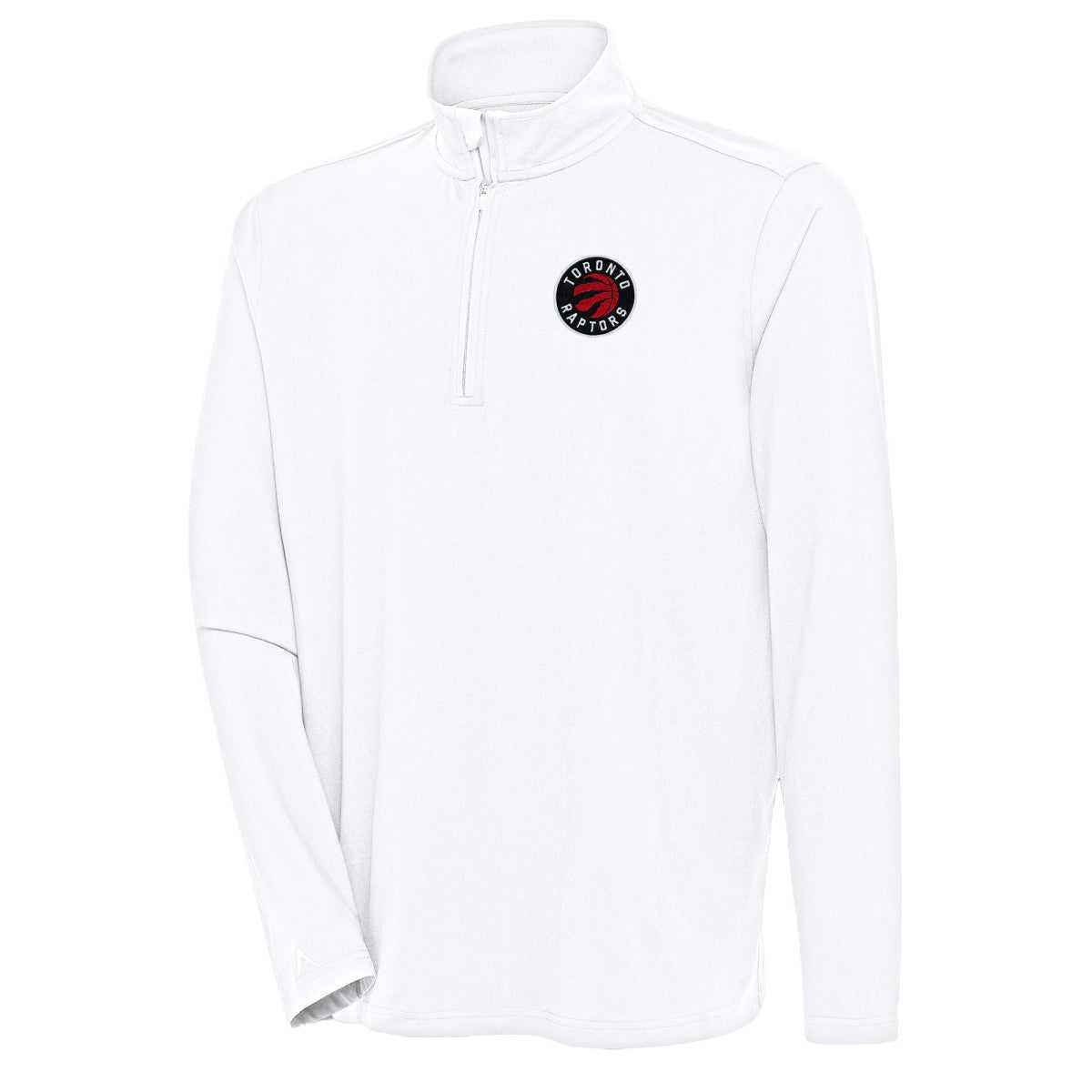 Toronto Raptors Antigua Hunk Quarter-Zip Pullover Top Online