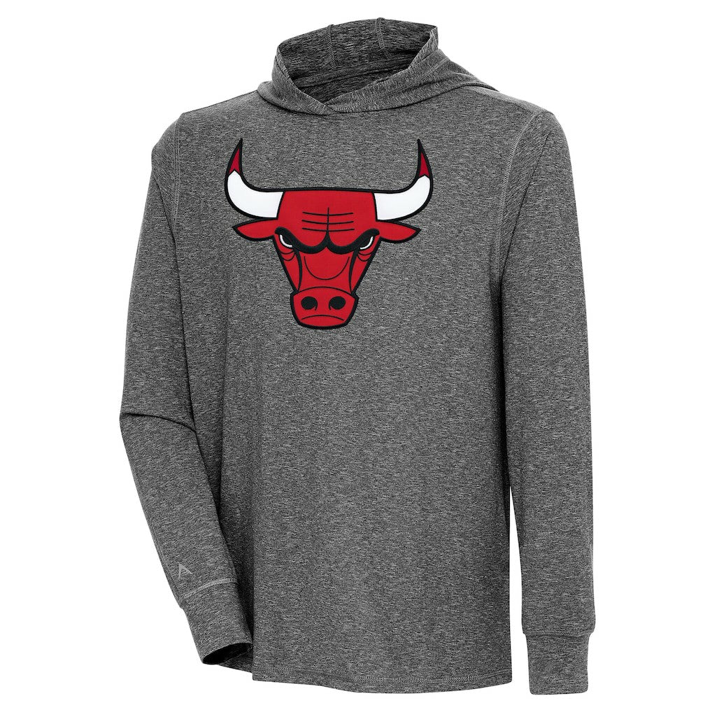 Chicago Bulls Antigua Saga Long Sleeve Hoodie T-Shirt Outlet