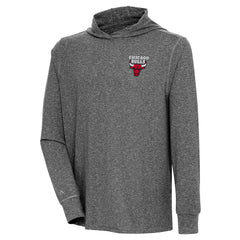 Chicago Bulls Antigua Saga Long Sleeve Hoodie T-Shirt For Sale