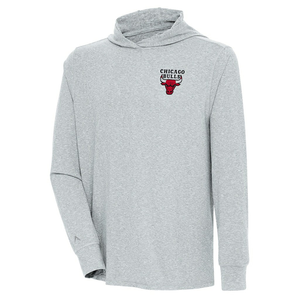 Chicago Bulls Antigua Saga Long Sleeve Hoodie T-Shirt Discount