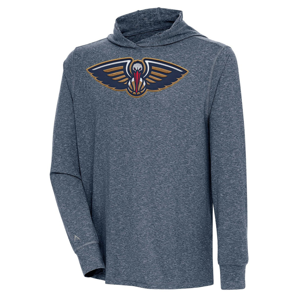 New Orleans Pelicans Antigua Saga Long Sleeve Hoodie T-Shirt New