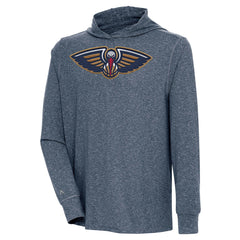 New Orleans Pelicans Antigua Saga Long Sleeve Hoodie T-Shirt New