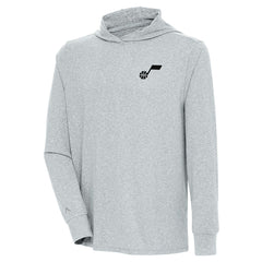 Utah Jazz Antigua Saga Long Sleeve Hoodie T-Shirt On Sale