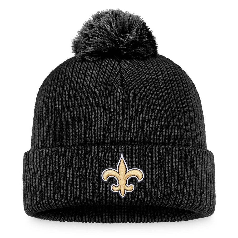 New Orleans Saints Fanatics Women's Cuffed Knit Hat with Pom