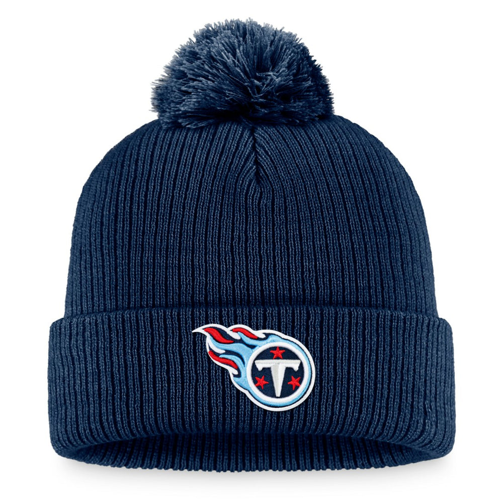Tennessee Titans Fanatics Women's Cuffed Knit Hat with Pom