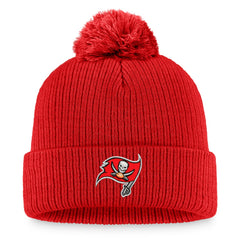 Tampa Bay Buccaneers Fanatics Women's Logo Cuffed Knit Hat with Pom