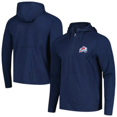 Colorado Avalanche Antigua Spikes Raglan Quarter-Zip Hoodie On Sale