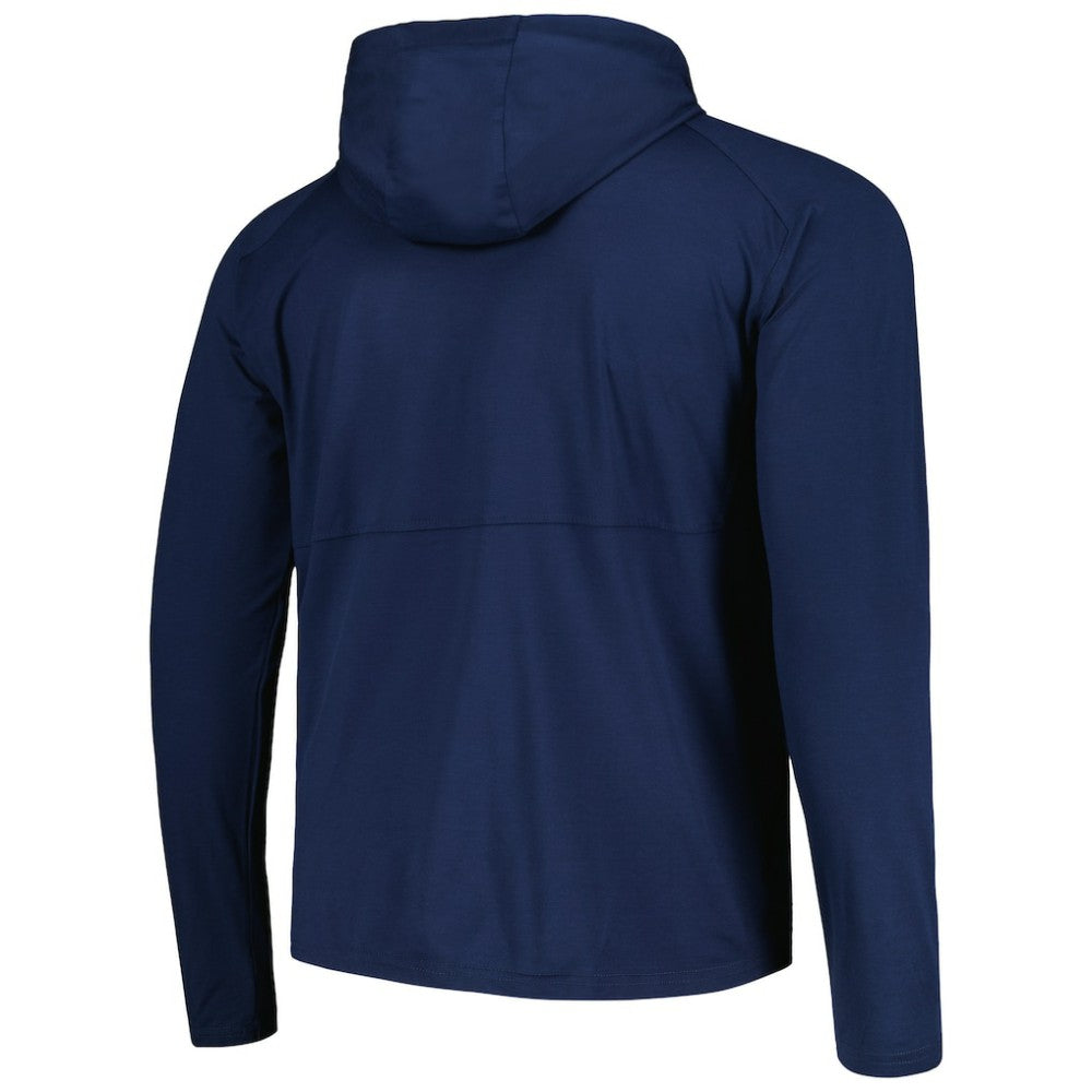 Seattle Kraken Antigua Spikes Raglan Quarter-Zip Hoodie For Sale