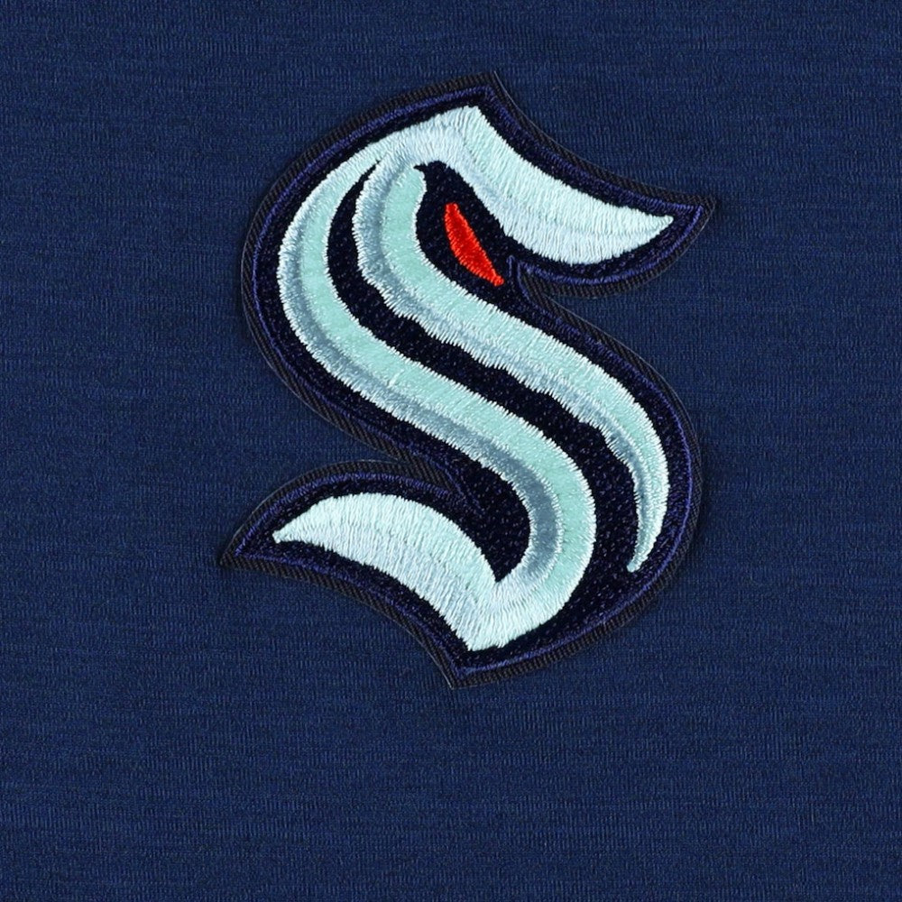 Seattle Kraken Antigua Spikes Raglan Quarter-Zip Hoodie For Sale