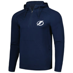 Tampa Bay Lightning Antigua Spikes Raglan Quarter-Zip Hoodie Online