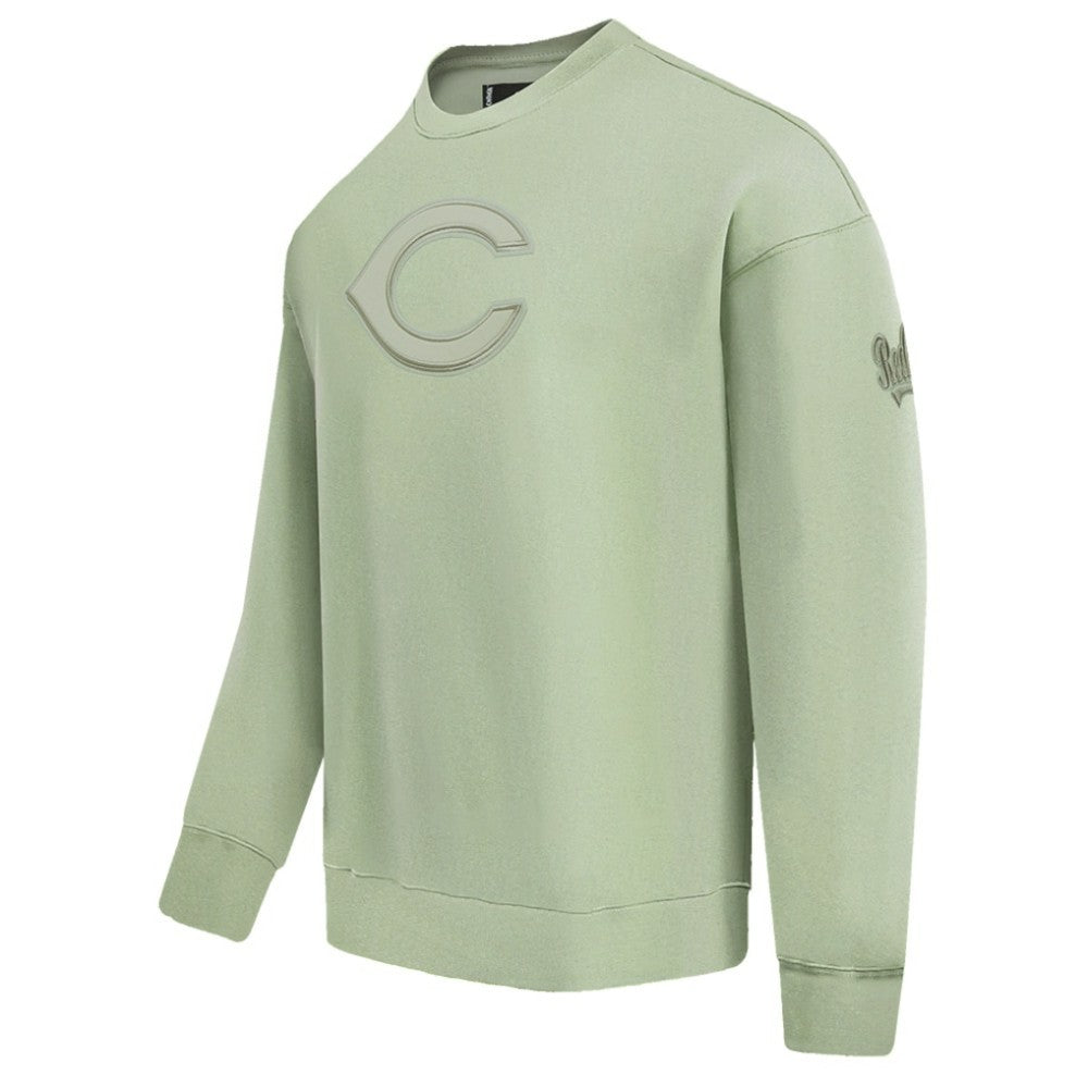 Cincinnati Reds Pro Standard Neutral Drop Shoulder Pullover Sweatshirt | MLB Sale