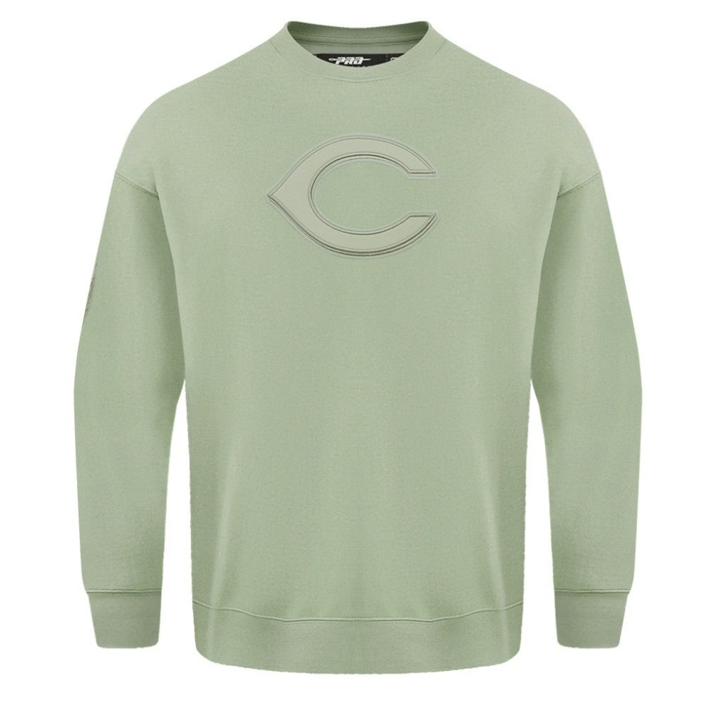 Cincinnati Reds Pro Standard Neutral Drop Shoulder Pullover Sweatshirt | MLB Sale