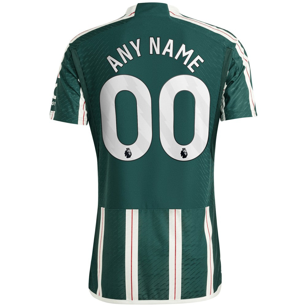 Manchester United 2023/24 Away Custom Jersey Green - Adidas