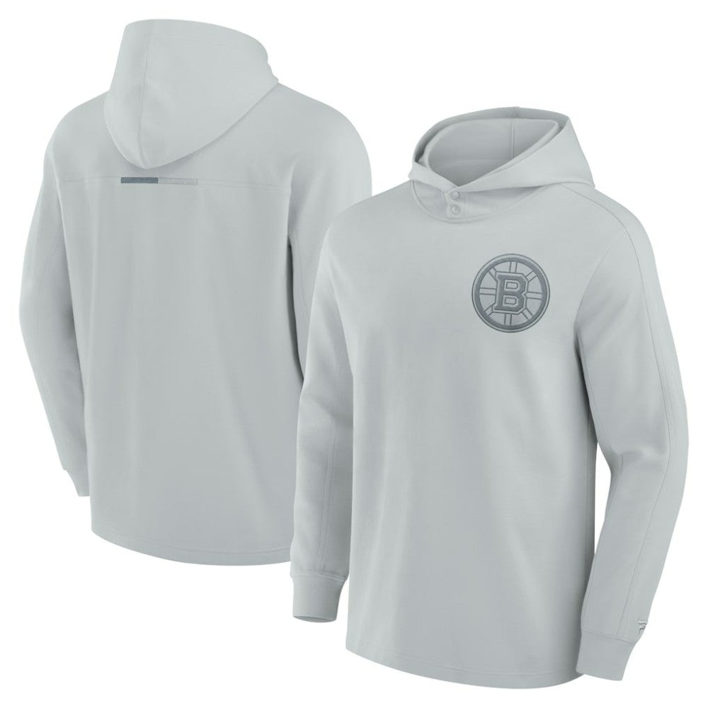 Boston Bruins Fanatics Elements Lightweight Tri-Blend Fleece Hoodie Discount
