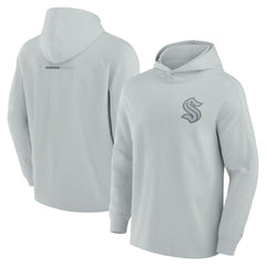 Seattle Kraken Fanatics Elements Lightweight Tri-Blend Fleece Hoodie On Sale