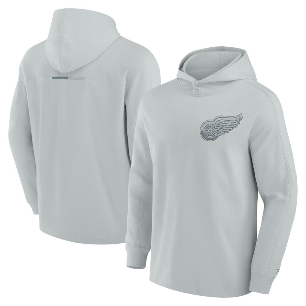 Detroit Red Wings Fanatics Elements Lightweight Tri-Blend Fleece Hoodie Outlet