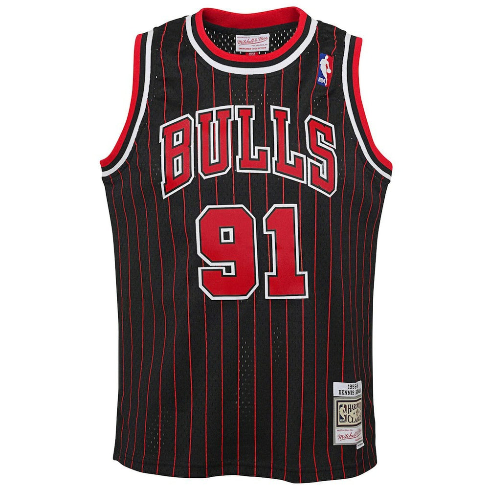 Dennis Rodman Chicago Bulls Youth 1995/96 Hardwood Classics Swingman Jersey sale New