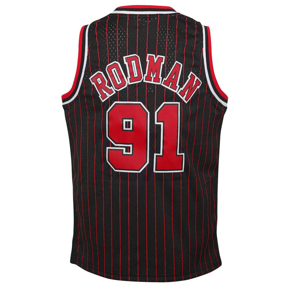 Dennis Rodman Chicago Bulls Youth 1995/96 Hardwood Classics Swingman Jersey sale New