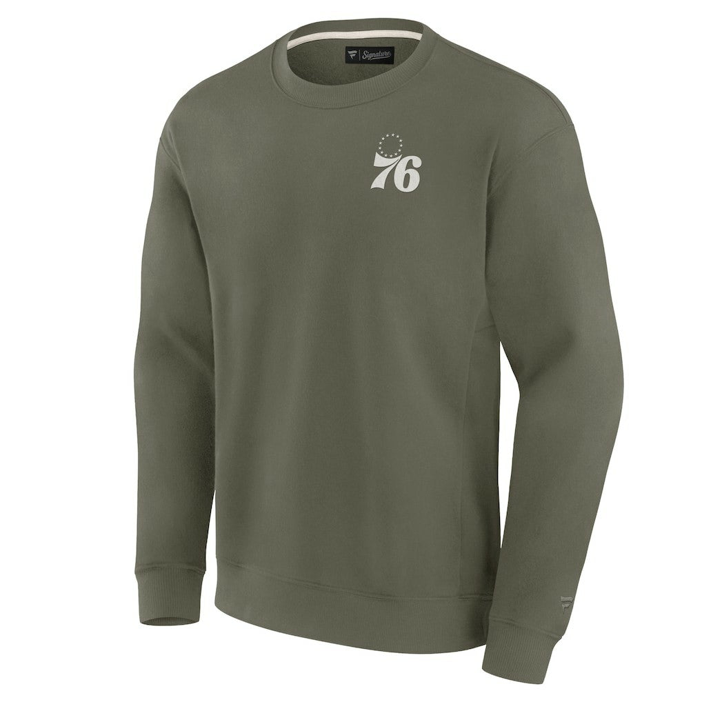 Philadelphia 76ers Unisex Elements Super Soft Fleece Pullover Sweatshirt Discount