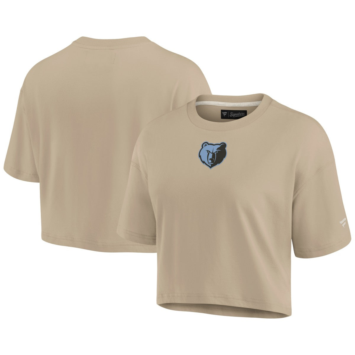Memphis Grizzlies Women's Elements Super Soft Boxy Cropped T-Shirt On Sale