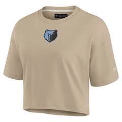 Memphis Grizzlies Women's Elements Super Soft Boxy Cropped T-Shirt On Sale