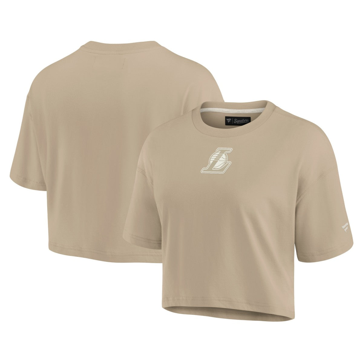 Los Angeles Lakers Women's Elements Super Soft Boxy Cropped T-Shirt Online