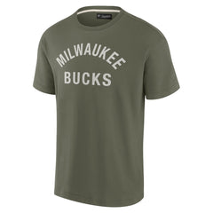 Milwaukee Bucks Unisex Elements Super Soft Short Sleeve T-Shirt For Sale