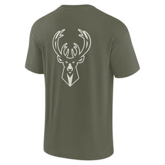 Milwaukee Bucks Unisex Elements Super Soft Short Sleeve T-Shirt For Sale