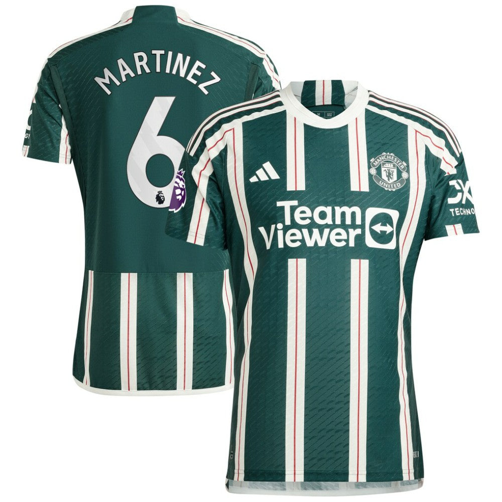 Lisandro Martínez Manchester United 2023/24 Away Player Jersey Green - Adidas