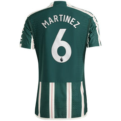 Lisandro Martínez Manchester United 2023/24 Away Player Jersey Green - Adidas