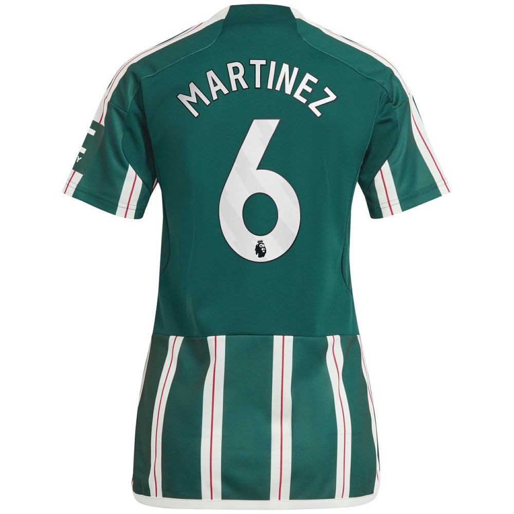 Lisandro Martínez Manchester United Women's 2023/24 Away Replica Player Jersey Green - Adidas