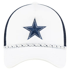Dallas Cowboys New Era Court Sport Foam Front A-Frame 9FORTY Adjustable Trucker Hat